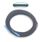 2.0*5.0mm 1FO SC UPC To SC UPC FTTH Flat Drop Patch Cord G675A1 With Black
