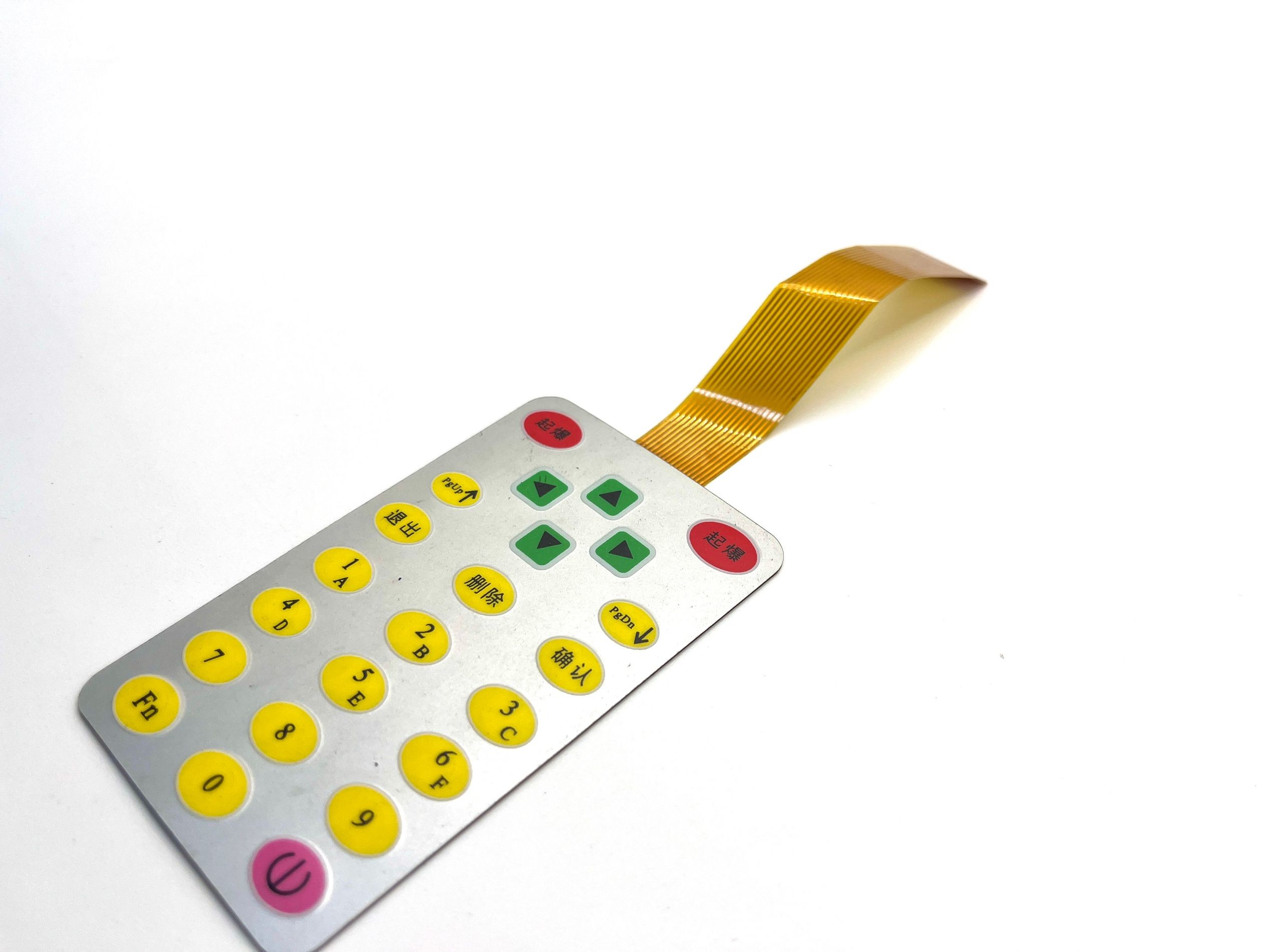 Thermallyformed Polyester Flexible Membrane Keypad For Test Device