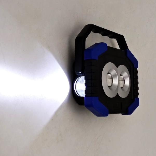 Cordless Handheld LED Work Light With Battery 2 In 1 Super Bright With Foldable Handle 13.6x4.3x10.1cm