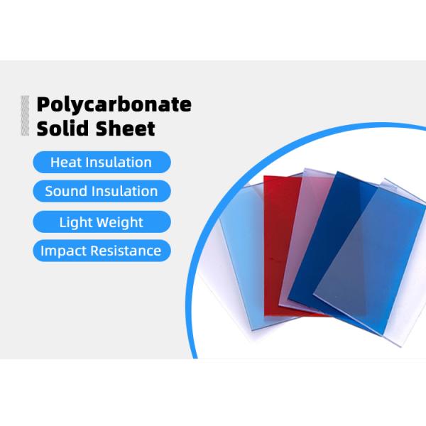 POLYGAO 10 Years Warranty 4x8 Sheet Plastic Polycarbonate Roll Clear Panel 10mm Polycarbonate solid sheet Greenhouse for Sale