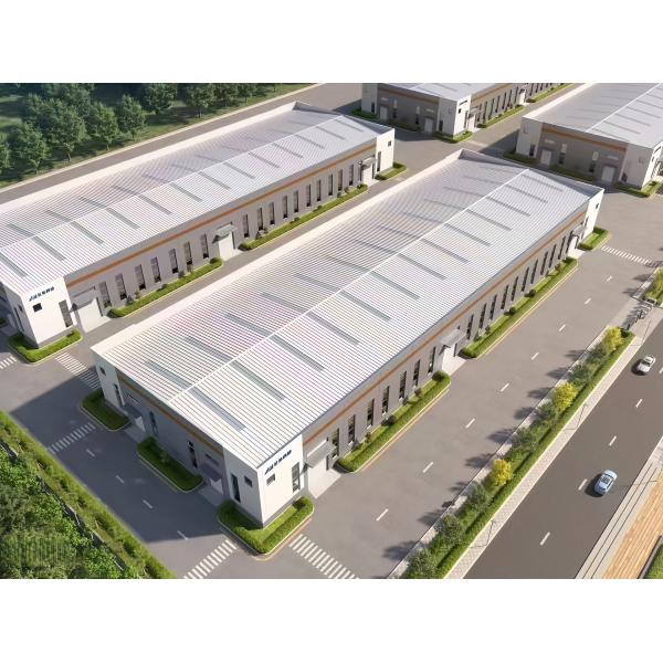 Custom Steel Structure Prefab Metal Warehouse For Commercial Industrial Storage