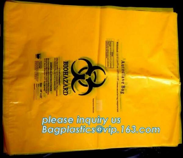 PE packing bag for Asbestos fibers, large size thicker LDPE asbestos remove bags, Large Asbestos Waste Removal Bags, pac