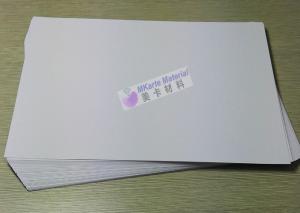 China A3 Size Silk Screen Printing Pvc Core Sheet Wth Excellent Ink Adhesion wholesale