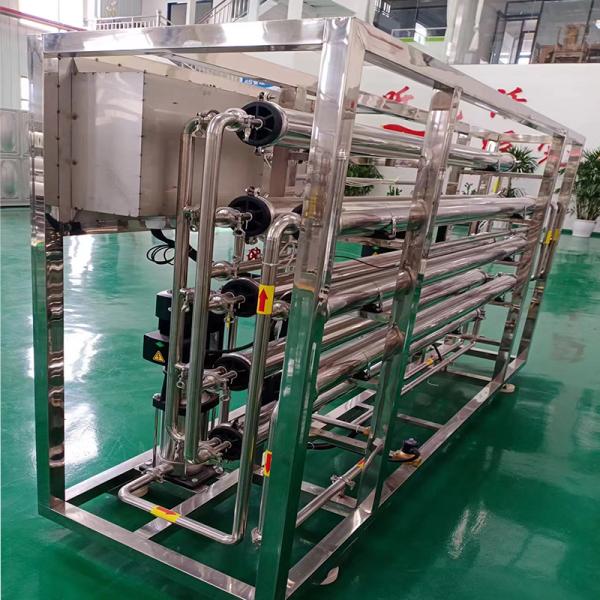 2L/H Capacity 2Ton Two Stage RO System Salty Water Purification Machine for Pure Water