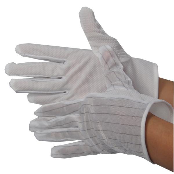 Anti Static Cotton ESD Hand Gloves For Electronics Safety Inspection