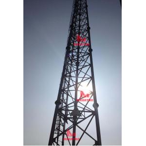 Free standing steel lattice tower