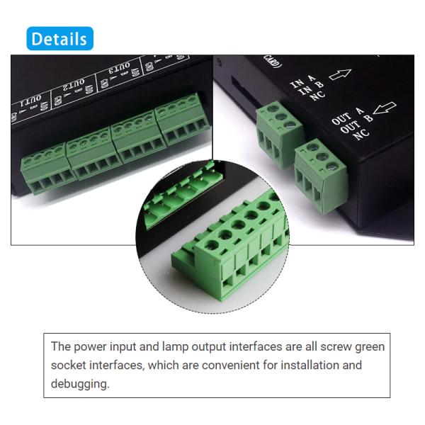 RGB Programmable LED Pixel Controller 4096 Pixels With Sd Card