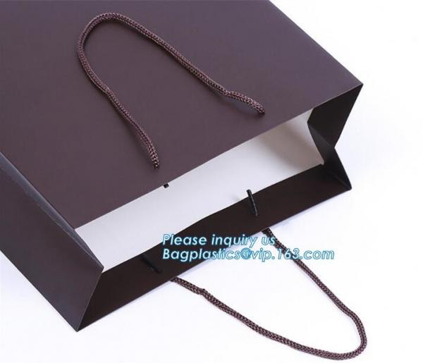 Luxury promotion candy paper carrier bag with handle,Luxury Solid Color Printing Logo Printed Paper Carrier bag for Shop