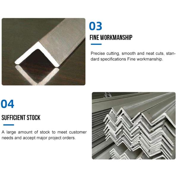 Customers's Requirements Non-Alloy Unequal Angle Steel and Galvanised Steel Angle at with Tolerance ±1%