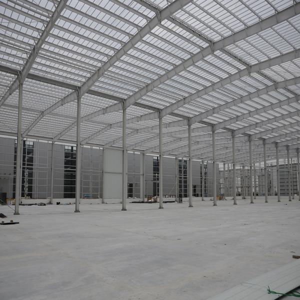 Galvanized Steel Structure Hangar with Sandwich Panel Cladding