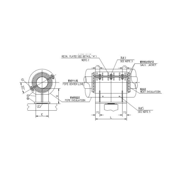 Low Water Absorption Sliding Pipe Support Systems High Compressive Strength