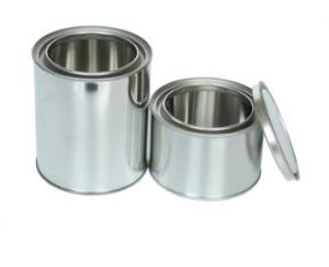 China Cylindrical 1 Gallon Metal Paint Can Lids CMYK ISO9001 on sale