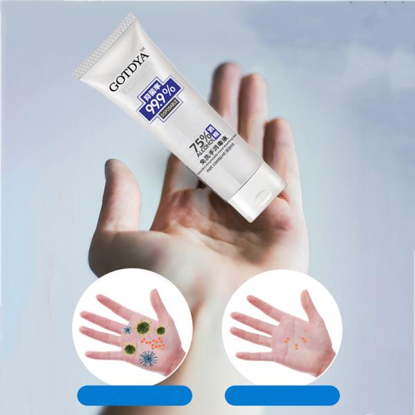 Hand Sanitizer 75% Alcohol No Need Wash, Hand Sanitizer Gel Anti-Bacteria Rinse Free Disinfectant 80ML/300ML/500ML