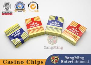 China Texas Casino Quality Playing Cards Large Print Spot Designed Customized wholesale