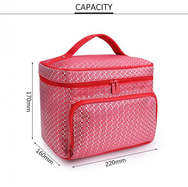 Waterproof Travel Accessories Make Up Bag With Brush Pockets For Women