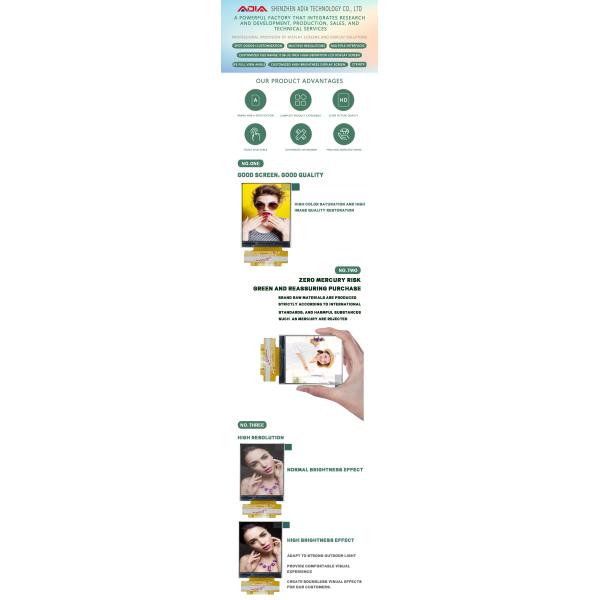 1.77 inch IPS display screen 128 * 160 vertical RGB interface 14PIN instrument control screen