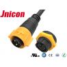 Buy cheap 3 Pole Waterproof Panel Mount Connector , Male Female Power Connector Sealed from wholesalers