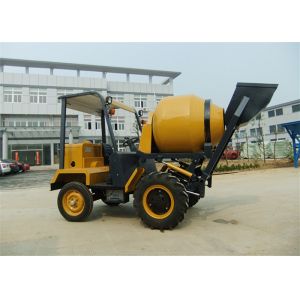 Buy cheap 1.5 tons Dumper Chassi Portable Concrete Mixers , 680L Drum Capacity Self from wholesalers