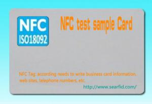 China NFC test sample Card wholesale