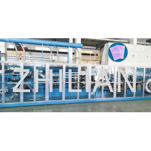 China Automatic Sanitary Pads Manufacturing Machine Disposable Underpad Machine wholesale