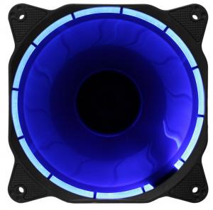 China low noise 12v 120*120*25mm Blue Ring LED PC Case Fan on sale