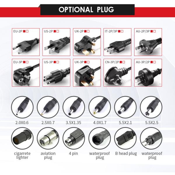 120W Desktop Power Adapter Laptop Switching Power With OVP Protection And DC Output Type