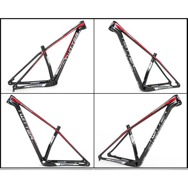 OEM Carbon Frame MTB 27.5 Full Suspension , Carbon Fiber Frameset With 142 Thru Axle