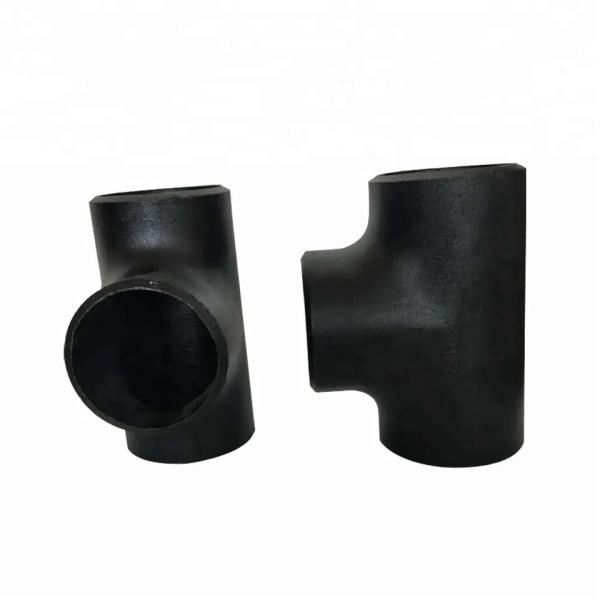 Carbon Steel Forged Black Butt Welding Reducing Tee Fitting ASME B16.9 Pipe Fitting