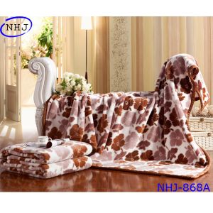 China Luxury Home Use 100% Raschel Blanket Made In China on sale