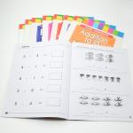 Customized Logo 2022 English Student Workbook Exercise Book for Drawing And