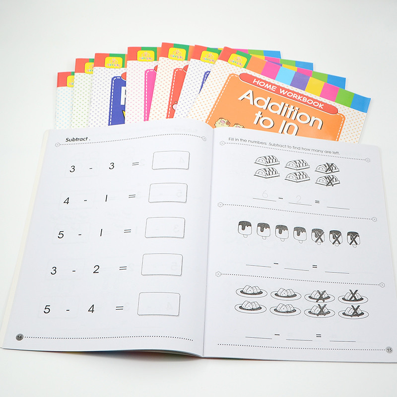 Customized Logo 2022 English Student Workbook Exercise Book for Drawing And