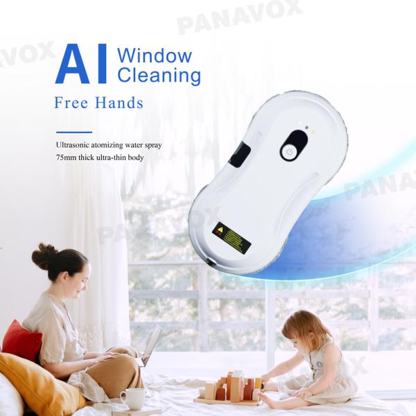 Vertical Auto Window Cleaner Robot 110V Household Automatic Window Washing Machine