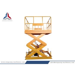 Stationary Hydraulic Scissor Lift Table with 2000kg Load Capacity