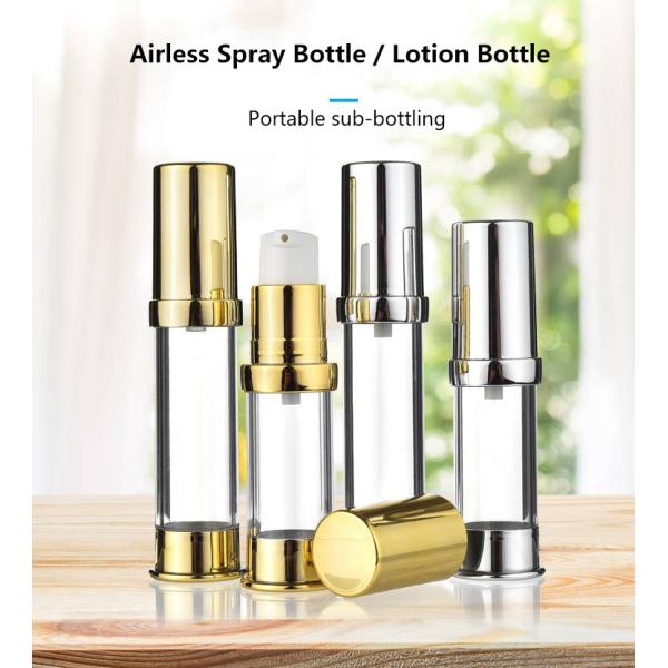 NH Wholesale Luxury Plastic Vacuum Airless Pump Bottle 30ml 15ml 5ml 10ml 20ml For Skin Care Lotion Cosmetics Packaging