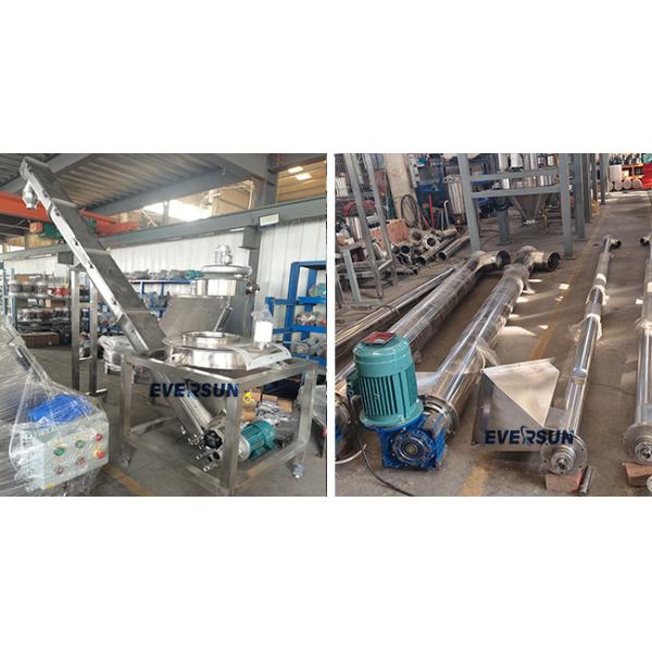 1-70m Cement Powder Transfer Screw Conveyor Auger Feeder For Chemical Fertilizer