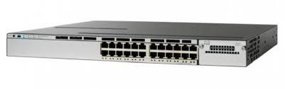 Quality IP Base Cisco 10Gb Ethernet Switch 24 SFP+ W/ 715WAC Power Supply WS-C3850-24XS-S for sale
