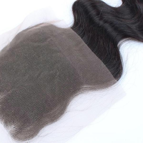 Wholesale 100% Peruvian Virgin Hair Lace Closure No Shedding No Tangle Lace Closure