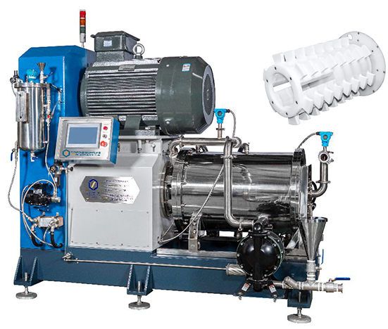 Buy cheap Horizontal Grinding Chamber 100L Capacity Nano Sand Mill With Ceramic Material from wholesalers