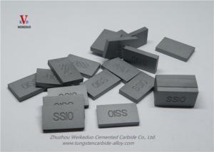 China Indexable Tungsten Carbide Saw Tips , Thin Custom Carbide Inserts wholesale