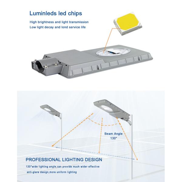 60watt Stand Alone Pole Integrated Ip66 Solar Street Lamp