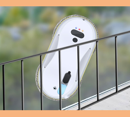 Household 500 MAh Battery Capacity Private Mold Remote Control Robot Window Cleaner with US Plug