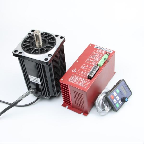 3 Phase 220V 5A Bellow 1500W Brushless DC Motor forced air cooling