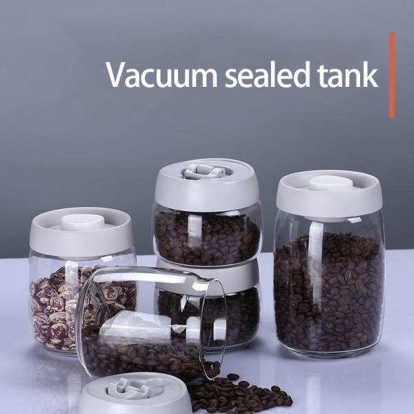 400ml Food Glass Storage Jars Vacuum Sealer Kitchen Storage Jars With Press Lid