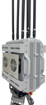 China Omni Directional Drone Jammer Signal Blocker  Uav Defense RF Scanner Uas Jammer on sale