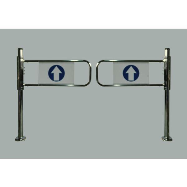 hotsales sales Dual Mechanical Swing Gate Supermarket Swing Gate Access Control Swing Barrier Gate Tunrstile QSJCKQ