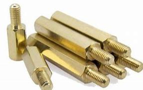 Quality Brass Hex Sacer Screw Bolt M3 Male Female Metric Connection Fastener for sale