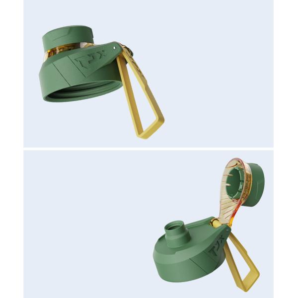 20oz Basketball Plastic Sport Bottles Non Toxic Tritan With Flip Top Lid