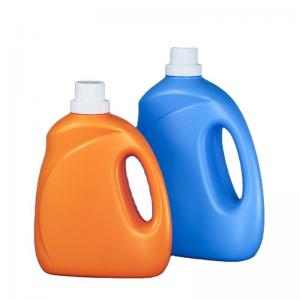 China HDPE Liquid Detergent Plastic Bottle Laundry Detergent Bottle With Plastic Cap on sale