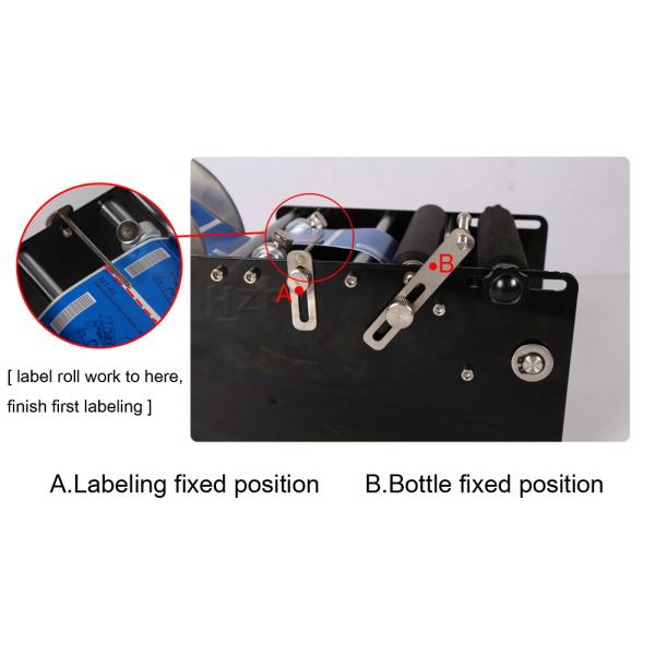 Simple Operate Manual Bottle Labeling Machine For Round Bottle Labler