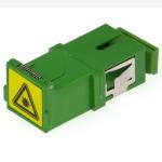 FTTH FTTB SM MM SC To SC Simplex Adapter Flangeless FTTX Network With Shutter